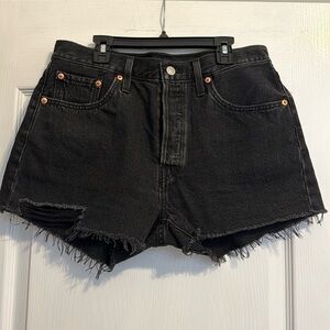 Black Levi’s Denim Shorts